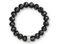 Bevilles Jewellery Thomas Sabo Black Obsidian Charm Bracelet offer