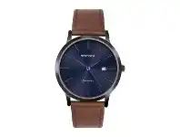 Bevilles Jewellery Sekonda Men's Brown Leather Strap Watch offer