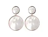 Bevilles Jewellery Bronzallure Two Discs Dangle Earrings offer