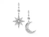 Bevilles Jewellery Thomas Sabo Earrings "Royalty Star & Moon" - Silver offer