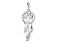 Bevilles Jewellery Thomas Sabo Charm Pendant Dreamcatcher Tree Of Love Silver offer