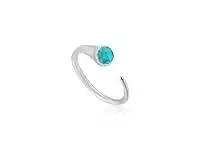 Bevilles Jewellery Ania Haie Turquoise Claw Ring - Silver offer