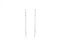 Bevilles Jewellery Ania Haie Silver Spike Double Drop Earrings offer