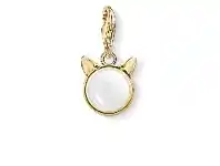 Bevilles Jewellery Thomas Sabo Charm Pendant Cat's Ears, Gold offer