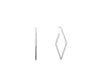 Bevilles Jewellery Ania Haie Texture Diamond Hoop Earrings - Silver offer