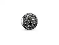 Bevilles Jewellery Thomas Sabo Bead "Black Crushed Pave" offer
