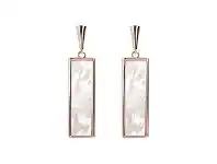 Bevilles Jewellery Bronzallure Rectangular Dangle Earrings offer
