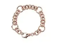 Bevilles Jewellery Bronzallure Bracelet with Rolò Chain and Rings offer