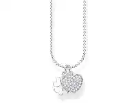 Bevilles Jewellery Thomas Sabo Necklace Cloverleaf With Heart offer