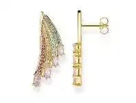 Bevilles Jewellery Thomas Sabo Earrings Bright Gold-coloured Hummingbird Wing offer