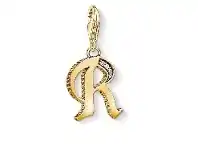 Bevilles Jewellery Thomas Sabo Charm Pendant "Letter R Gold" offer