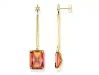 Bevilles Jewellery Thomas Sabo Earrings Orange Stone With Star offer