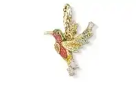Bevilles Jewellery Thomas Sabo Charm Pendant Colourful Hummingbird Gold offer