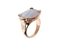 Bevilles Jewellery Bronzallure Queen Blue Lace Agate Ring offer