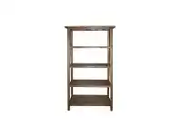 LivingStyles Lavialle Oak Timber Display Shelf offer