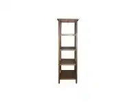 LivingStyles Lavialle Oak Timber Slim Display Shelf offer