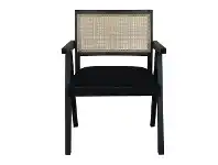 LivingStyles Sanderson Bayur Wood & Rattan Armchair offer
