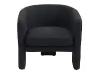 Kylie Fabric Occasional Armchair, Black