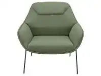 LivingStyles Mii Fabric Occasional Lounge Armchair, Moss Green offer