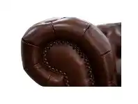 Homerton Leather Chestfield Armchair