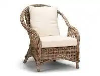 LivingStyles Bonn Rattan Armchair, Kubu Grey offer