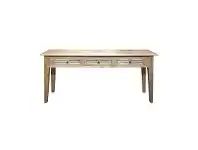 LivingStyles Croix Oak Timber Hall Table, 180cm offer