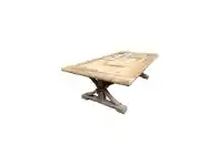 LivingStyles Leclerc Reclaimed Elm Timber Coffee Table, 150cm, Natural offer