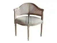 Barnett Fabric & Oak Timber Corner Armchair