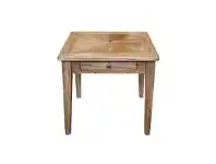 LivingStyles Auberge Parquetry Reclaimed Elm Timber Side Table offer