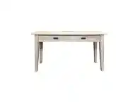 LivingStyles Bourdon Oak Timber Hall Table, 140cm offer