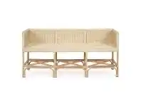 LivingStyles Isobelle Rattan Bench Sofa, 2.5 Seater offer