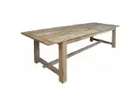LivingStyles Barcas Reclaimed Elm Timber Farmhouse Dining Table, 290cm offer