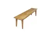 LivingStyles Auberge Reclaimed Elm Timber Dining Bench, 180cm, Honey offer