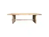 Pablo Reclaimed Elm Timber Dining Table, 240cm