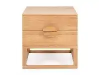LivingStyles Eden Teak Timber Bedside Table offer