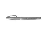Officeworks Pentel SES15C Sign Brush Pen Grey offer