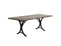 LivingStyles Horizon Slate Stone Outdoor Dining Table, Minerva Base, 220cm offer