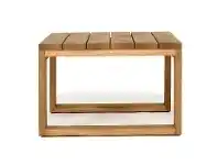 LivingStyles Double Island Teak Timber Outdoor Side Table offer