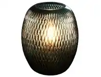 LivingStyles Belle Hand Cut Art Glass Pod Table Lamp, Turquoise offer
