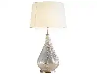 LivingStyles Lustre Glass Table Lamp, Teardrop, Clear offer