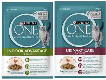 Coles Purina one pouch cat food 70g offer