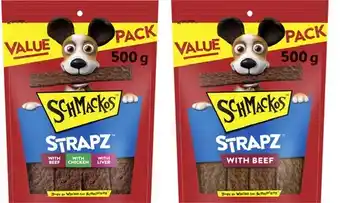 Coles Schmackos dog treats 500g offer