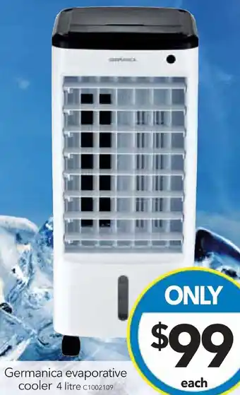Germanica evaporative cooler 4 litre