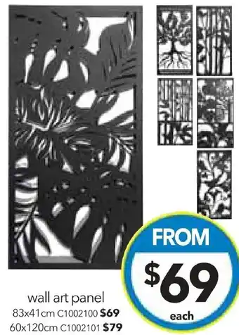Cheap as Chips wall art panel offer