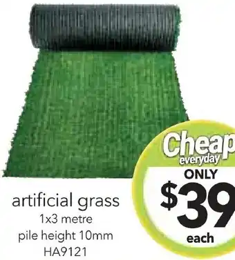 Cheap as Chips artificial grass offer