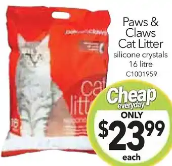 Paws & Claws Cat Litter