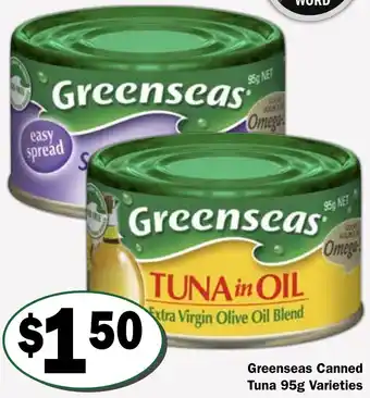 Greenseas Canned Tuna 95g