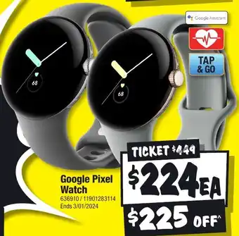 JB Hi-Fi Google Pixel Watch offer