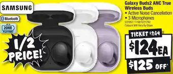 JB Hi-Fi Galaxy Buds2 ANC True Wireless Buds offer