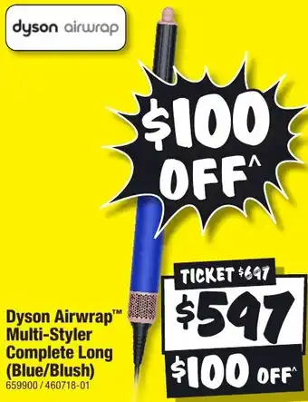 JB Hi-Fi Dyson Airwrap Multi-Styler Complete Long (Blue/Blush) offer